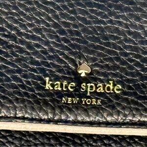 Kate Spade Black Textured Leather wallet